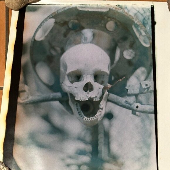 Janine Gordon Photograph 20x24" C-print Edition Signed Voodoo Skull Haiti Art - Picture 2 of 5